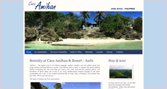 Desktop Screenshot of amihanresortanda.com
